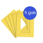 HESTER M3 tīrīšanas lupatiņas 5 gab. (dzeltenas)